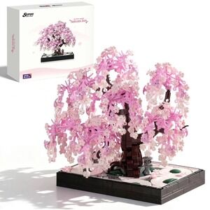 Wise Block Seren Sakura Zen Cherry Blossom Tree Building Set 430 Pieces 43010201